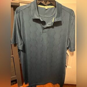 Men's Blue golf polo